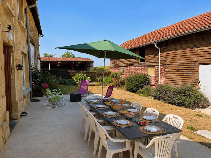 Maison de vacances pour 8 personnes, avec Terrasse ainsi que Jardin et Vue