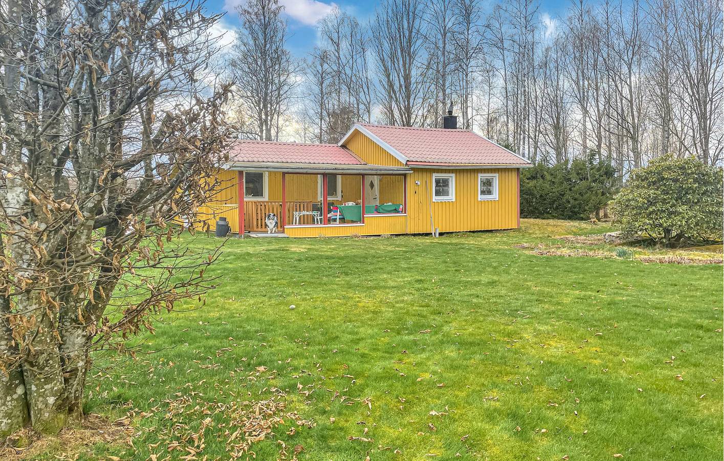 Ferienhaus für 4 Personen mit Garten in Kronoberg