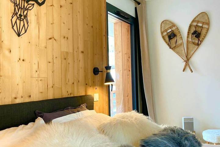 Entire apartment, Cordée 112 - Chamonix. Mont Blanc view, heated swimming pool in Brevent-Flegere, Chamonix-Mont-Blanc