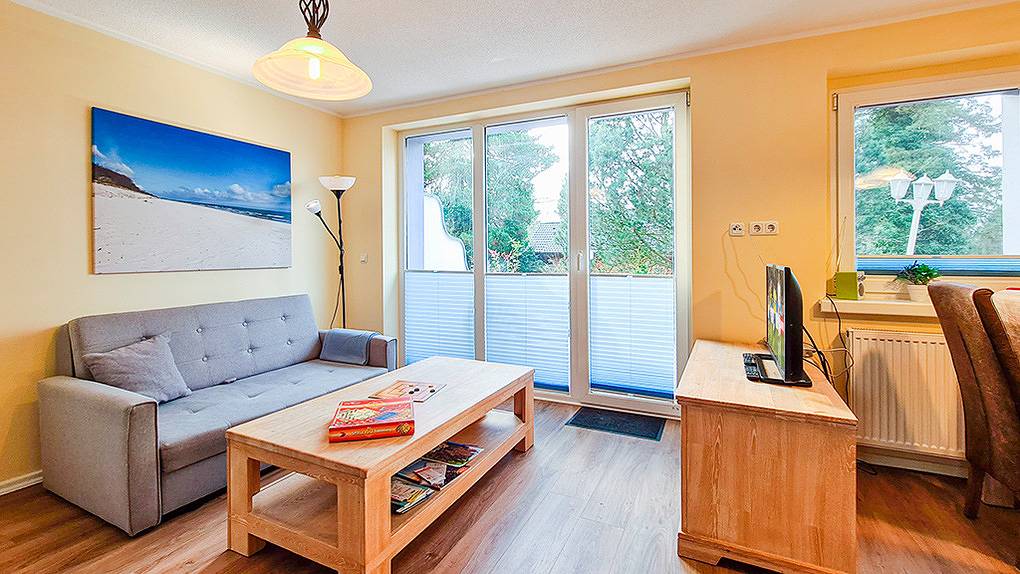 Entire holiday apartment, Fewo weiße Muschel, Eg in Ostseebad Koserow, Koserow