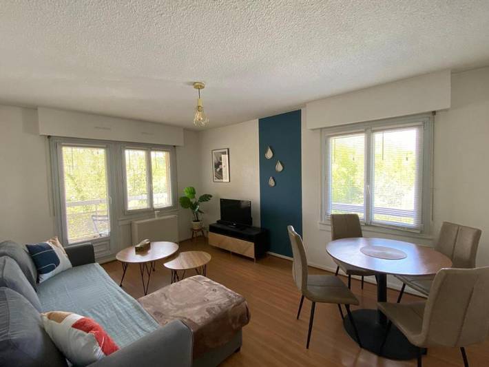 Appartement de vacances pour 2 personnes, avec Balcon ainsi que Terrasse et Vue