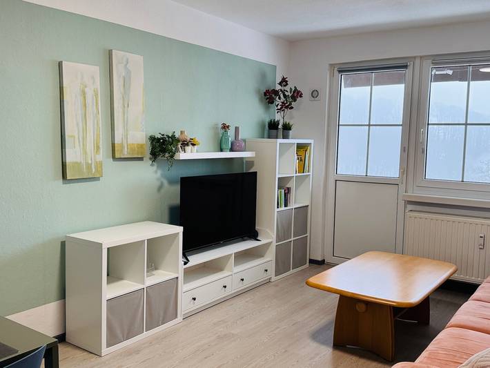 Gîte pour 6 personnes, avec vue et balcon dans Konigerode