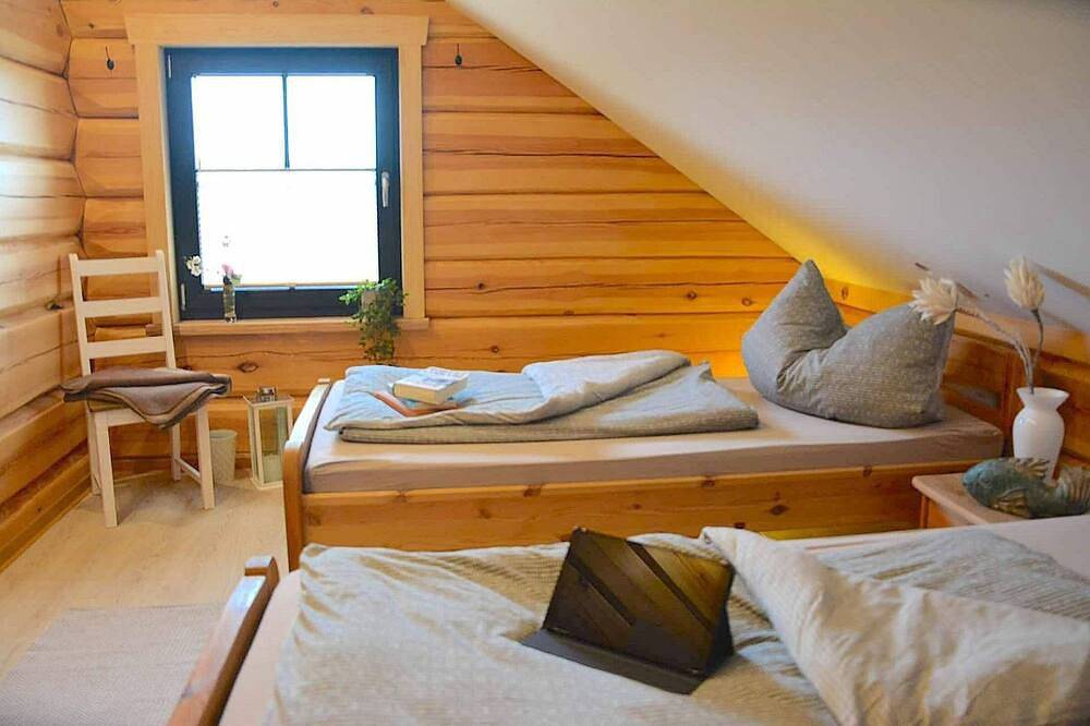 Ganze Wohnung, Ferienwohnung Adlerhorst, 60qm, 2 Schlafzimmer, max. 5 Personen in Quitzdorf am See, Oberlausitz-Niederschlesien