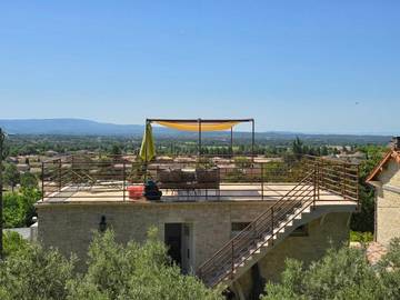 Maison de campagne pour 4 personnes, avec piscine ainsi que jardin et vue à Caromb