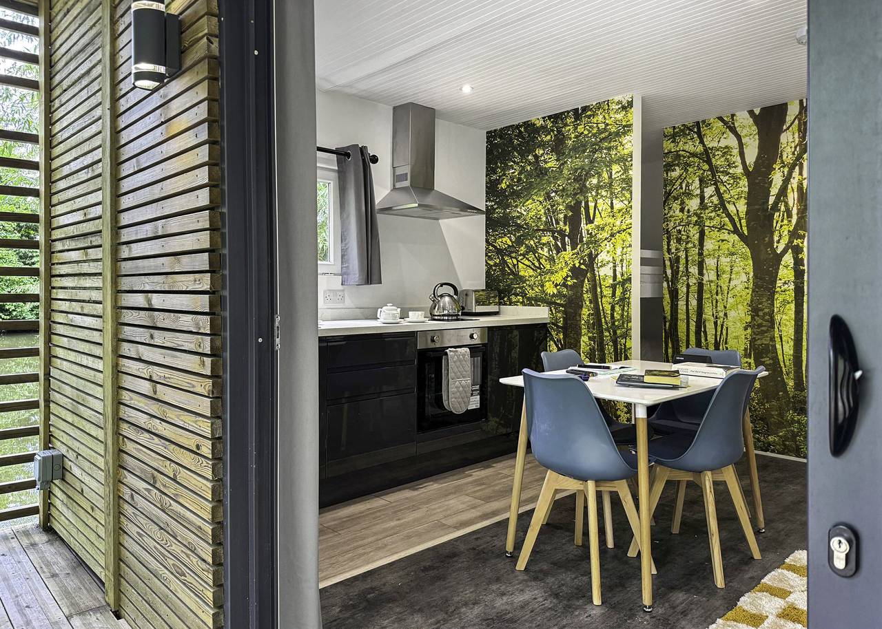 Floating Lodge in Longleat Forest, Wiltshire