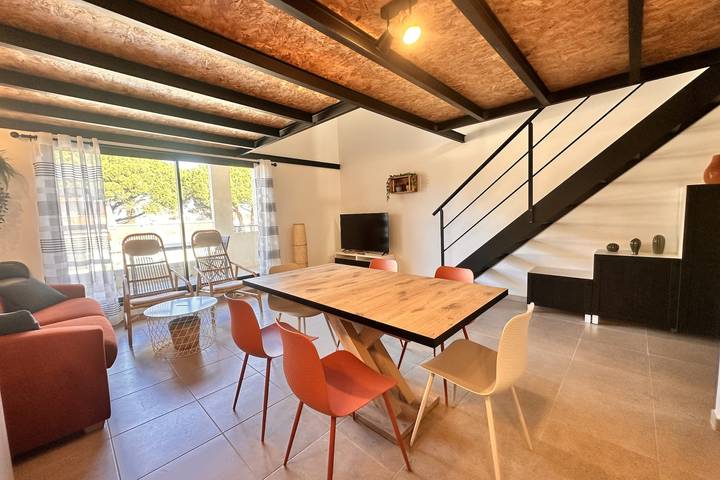 Appartement entier, Appartement "Le Refuge du Bord de Mer" au Grau du Roi, 100m de la plage in Le Grau-du-Roi, Côte d'Améthyste