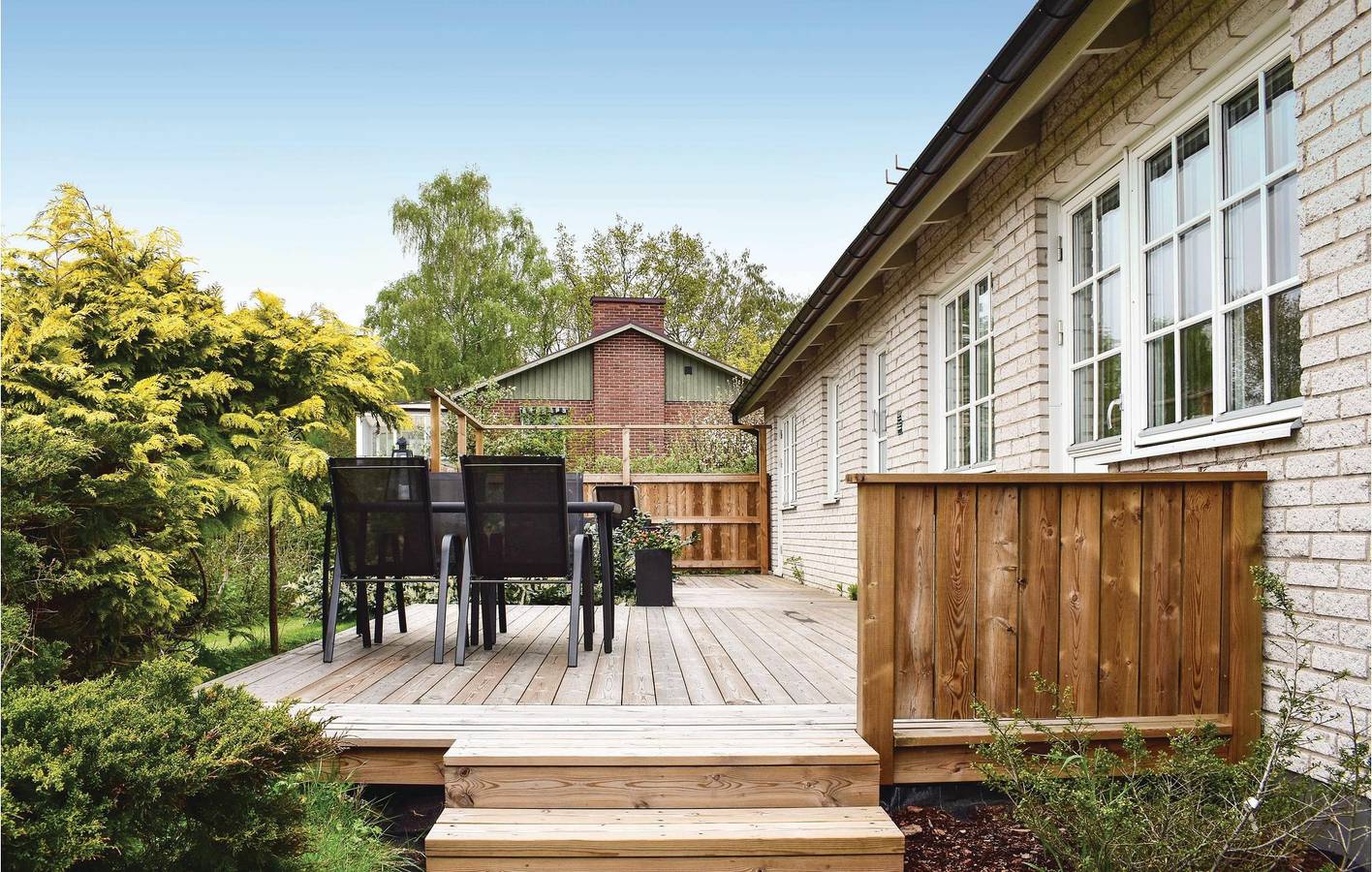 Ferienhaus für 6 Personen mit Terrasse in Yttervägga, Karlshamns und Umgebung