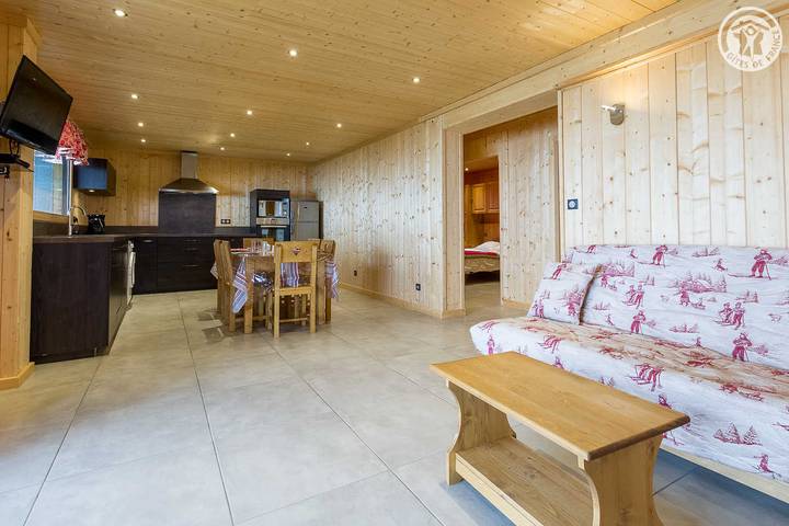 Gîte pour 6 personnes, avec terrasse ainsi que sauna et jacuzzi à Villarembert - 4