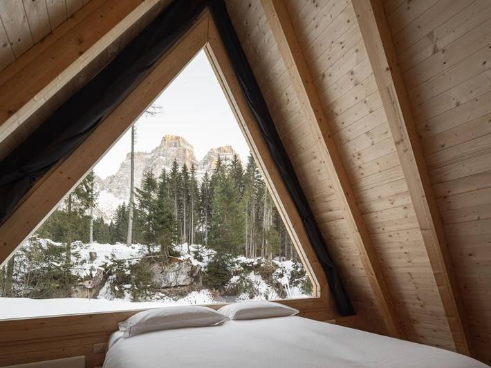Camping für 4 Personen, mit Terrasse und Ausblick sowie Garten, mit Haustier in den Dolomiten - 2