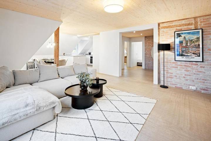 Ferienwohnung für 7 Personen, mit Garten und Ausblick in St. Gallen