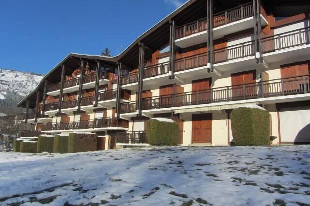 Apartamento entero, Studio + sleeping area with South-facing balcony.Equipped for 5 people.Layout:-One main room with a in Praz-sur-Arly, Pays du Mont-Blanc