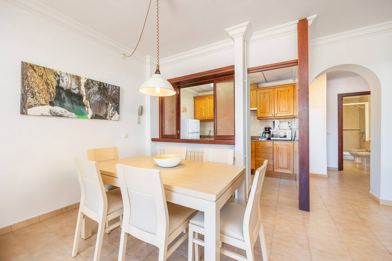 Entire apartment, Apartment 'Apto Planta Baja' with Sea View, Wi-Fi and Air Conditioning in Cala Figuera, Santanyí
