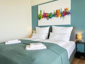 Ferienwohnung für 2 Personen, mit Ausblick und Garten in Augsburg