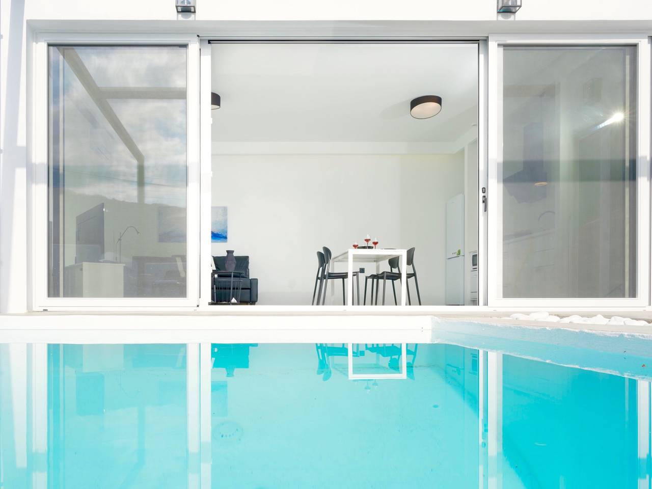 Villa für 4 Personen mit Terrasse in Agia Pelagia, Achlada