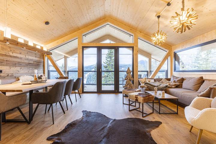 Chalet für 8 Personen, mit Terrasse und Sauna, mit Haustier an der Turracher Höhe