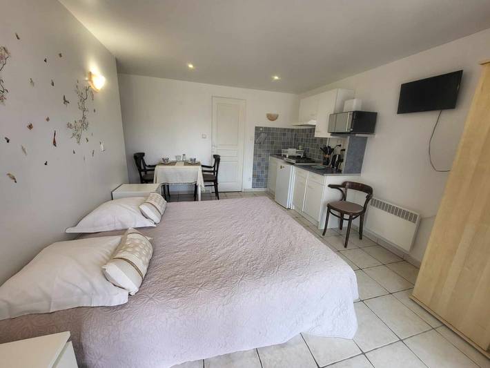 Hel enrumslägenhet, Studio "Les Iris - Hortensia" with Shared Terrace, Garden, and Wi-Fi in Monthou-sur-Cher, Sologne