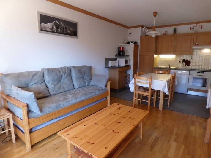 Apartamento entero, Apartamento de montaña acogedor, 41m², 6 personas, cerca de pistas, balcón, parking - Le Grand-Bornand in Le Grand-Bornand, Región de Annecy