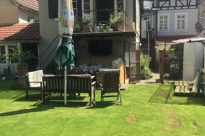 Ferienwohnung für 4 Personen, mit Balkon und Garten in Speyer