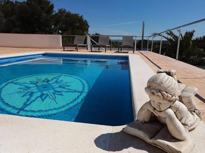 Maison de vacances pour 6 personnes, avec piscine ainsi que vue et jardin, animaux acceptés - 1
