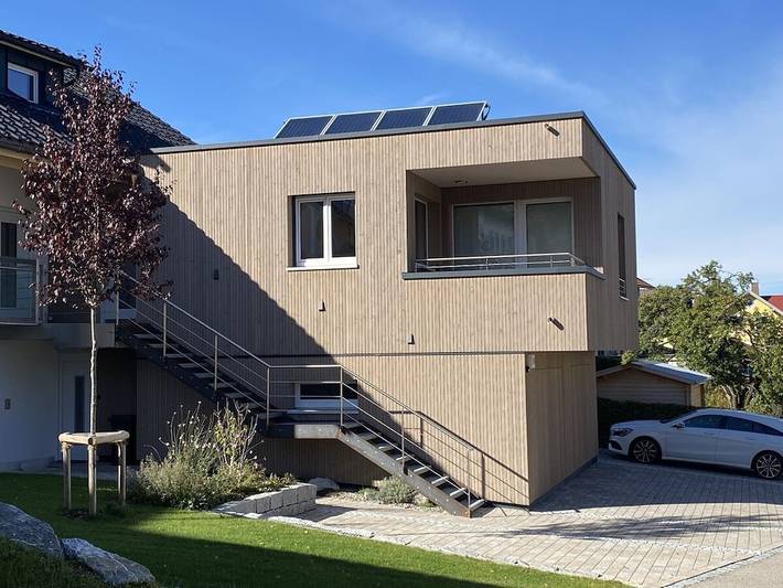 Ferienhaus für 2 Personen, mit Balkon und Terrasse sowie Garten in Lindenberg im Allgäu