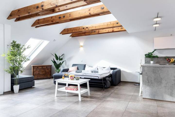 Ferienwohnung für 2 Personen, mit Balkon und Terrasse sowie Ausblick in Bad Krozingen
