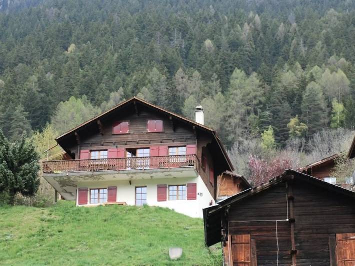 Ferienwohnung für 4 Personen, mit Terrasse und Garten in Fiesch