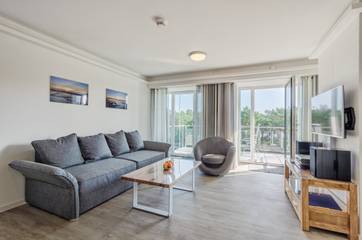 Ferienwohnung für 2 Personen, mit Balkon und Sauna in Bergen auf Rügen und Umgebung