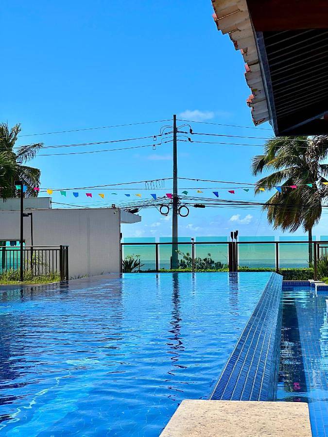 Casas e apartamentos de temporada para 5 pessoas, com vista e jardim e ainda piscina em Cabo Branco