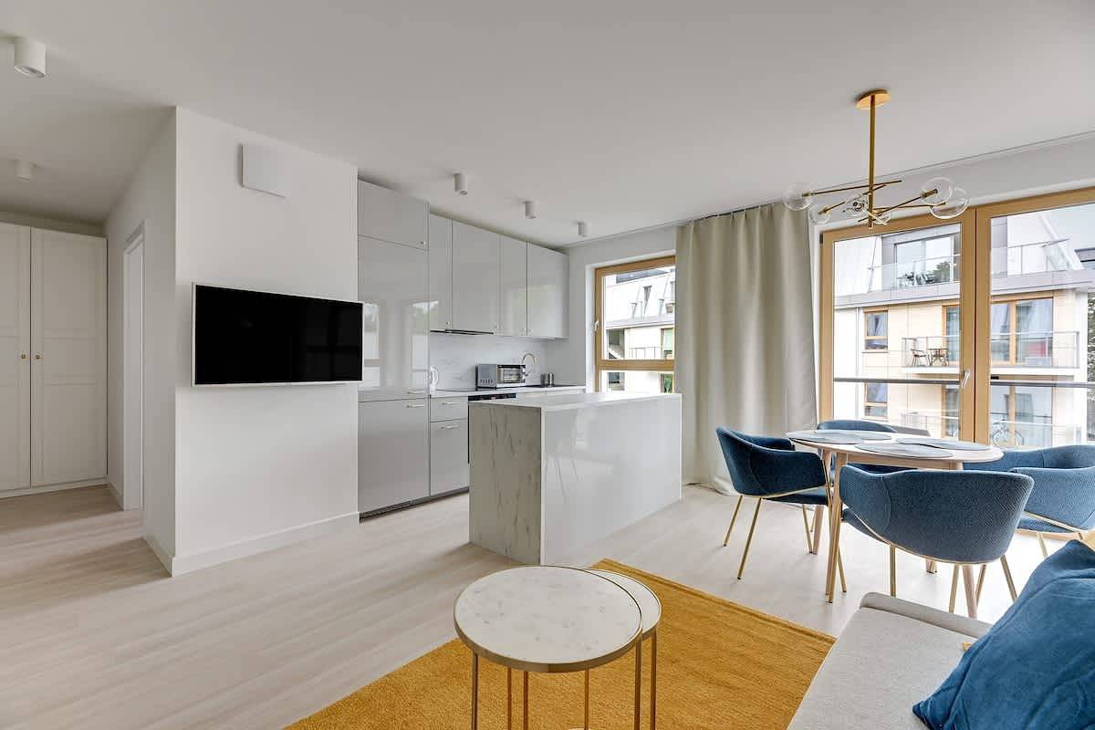 Ganze Wohnung, Ferienwohnung für 6 Personen mit Balkon/Terrasse in Zoppot, Dreistadt