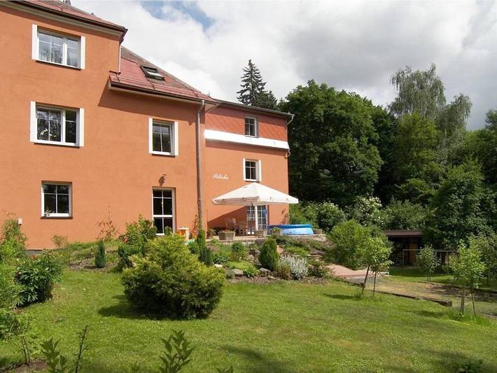 Ferienhaus für 3 Personen, mit Garten und Ausblick in Marienbad