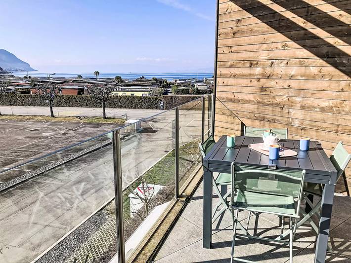 Gîte pour 4 personnes, avec balcon à Port-Valais