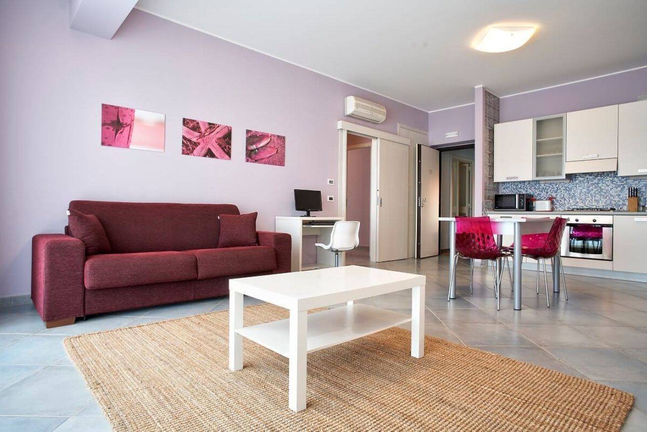 Appartamento intero, Glicine - trilocale con terrazzo vista mare frontale in Capo d'Orlando, Provincia di Messina