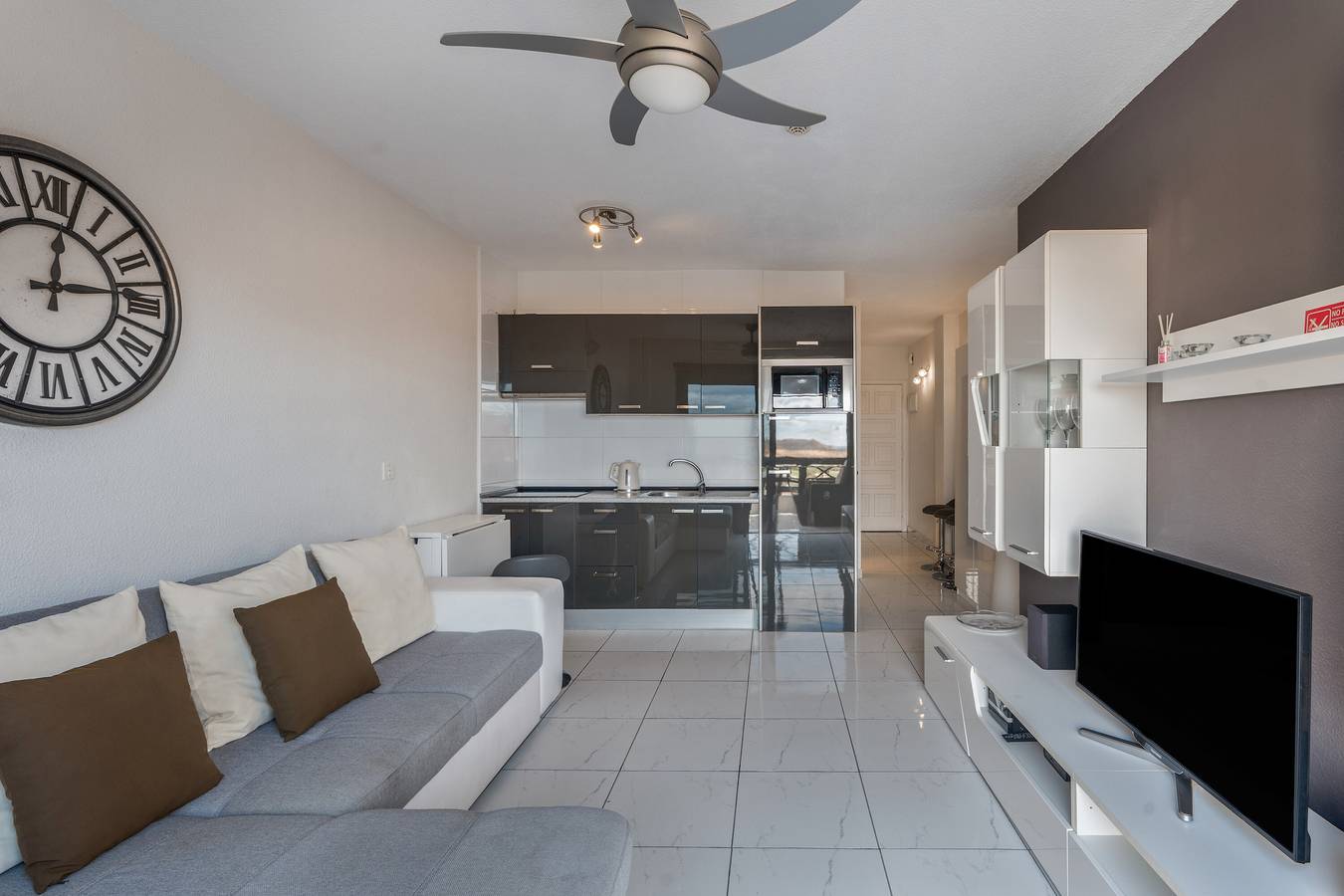 Casa Vacacional 'Cathamarcella' con Vista al Mar, Piscina Compartida y Wi-Fi in Golf del Sur, San Miguel de Abona