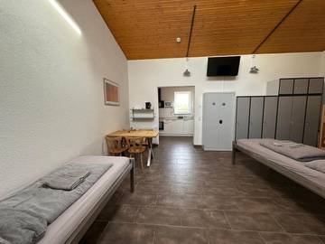 Ferienwohnung für 5 Personen, mit Ausblick und Terrasse, kinderfreundlich in Grünberg