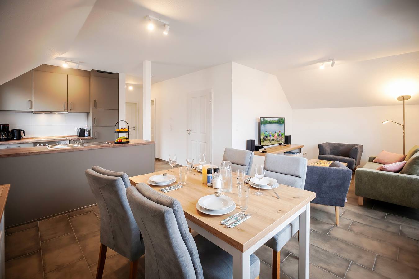Appartement de vacances entier, Ferienwohnung  Vechteschober - Nordhorn in Nordhorn, Arrondissement du Comté de Bentheim