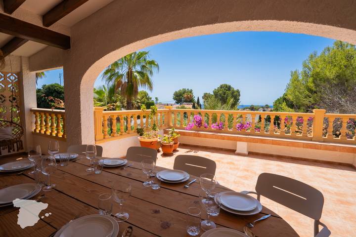 Villa pour 8 personnes, avec jardin et balcon à Benissa - 3