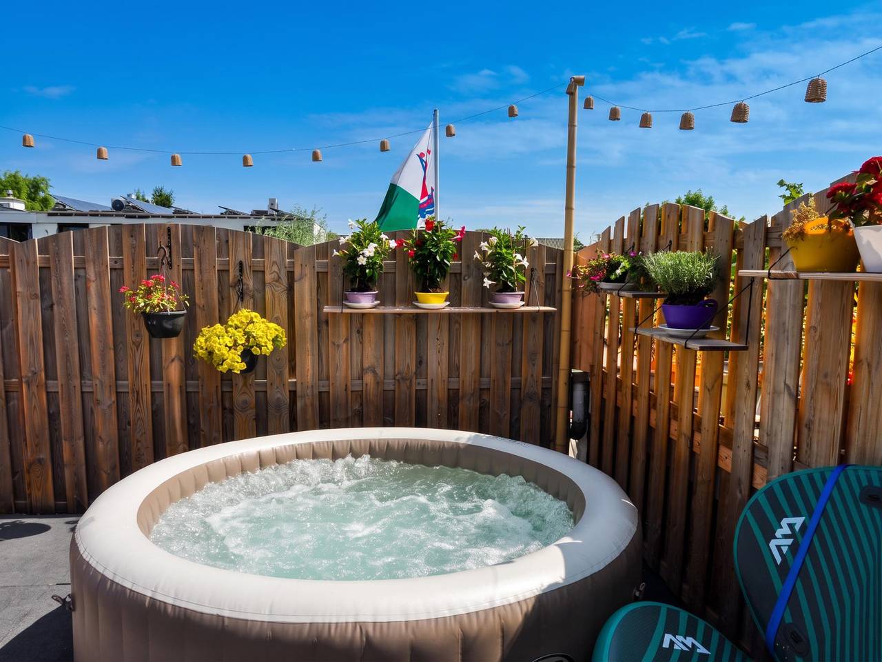 Ganze Wohnung, Wohnung in Kaag mit Dachterrasse und Whirlpool in Kaag, Groene Hart