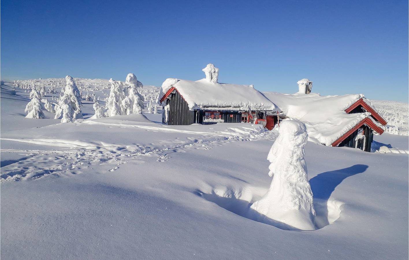 Holiday home for 7 people with garden in Ringsaker