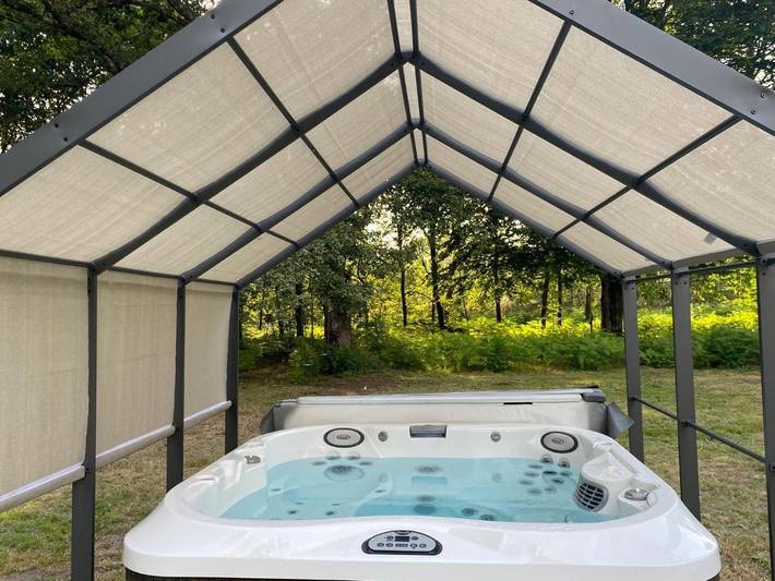 Location de vacances pour 6 personnes, avec sauna ainsi que jacuzzi et jardin à Luglon - 2