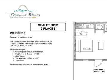 Chalet voor 2 Personen in Salavas, Gorges de l'Ardèche, Afbeelding 4