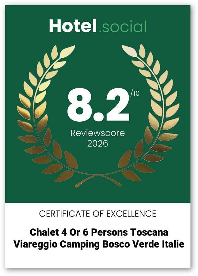 Camping pour 4 personnes, avec vue ainsi que terrasse et piscine à Viareggio - 3