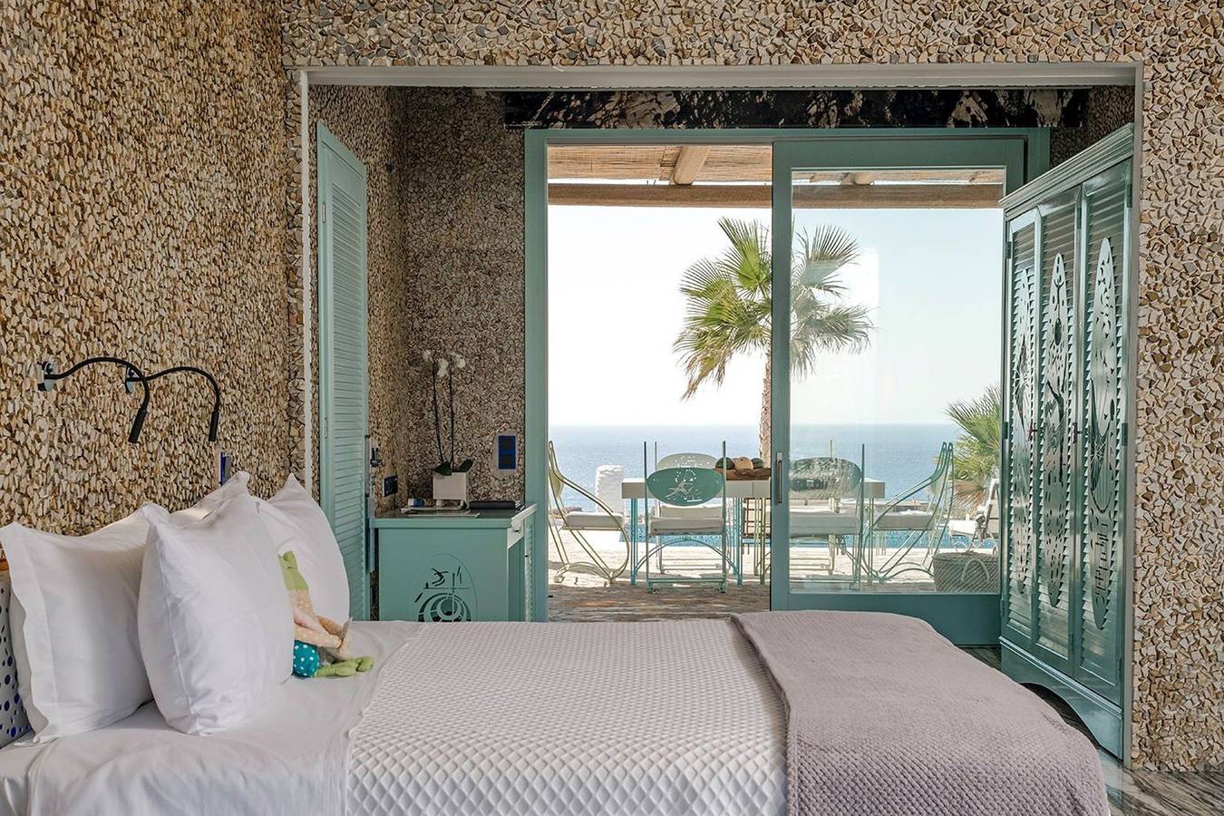 Luxury Ios Villa | Villa Aegean Bliss | 3 Bedrooms | Private Pool & Grand Verandas & Stunning Sea Views | Tzamaria in Koumpara, Ios