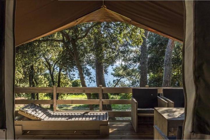 Ferienpark für 5 Personen, mit Balkon und Terrasse sowie Garten und Ausblick in Istrien - 3