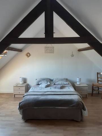 Chambre d’hôte pour 4 personnes, avec vue à Le Vivier-sur-Mer