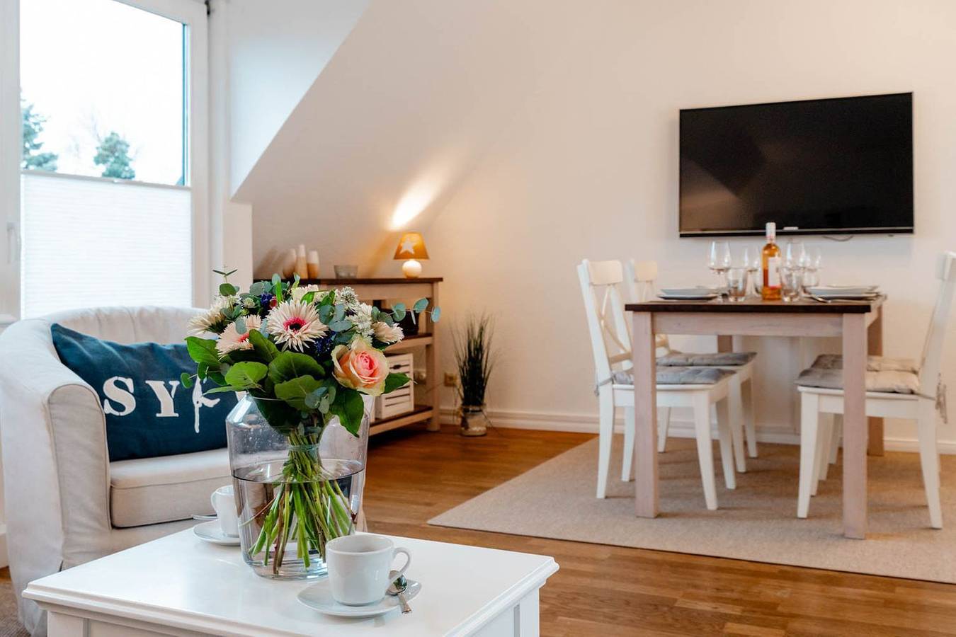 Ganze Wohnung, Diese Ferienwohnung ist genauso schön wie ihr Name: "Herzmuschel" in Tinnum, Sylt (Gemeinde)