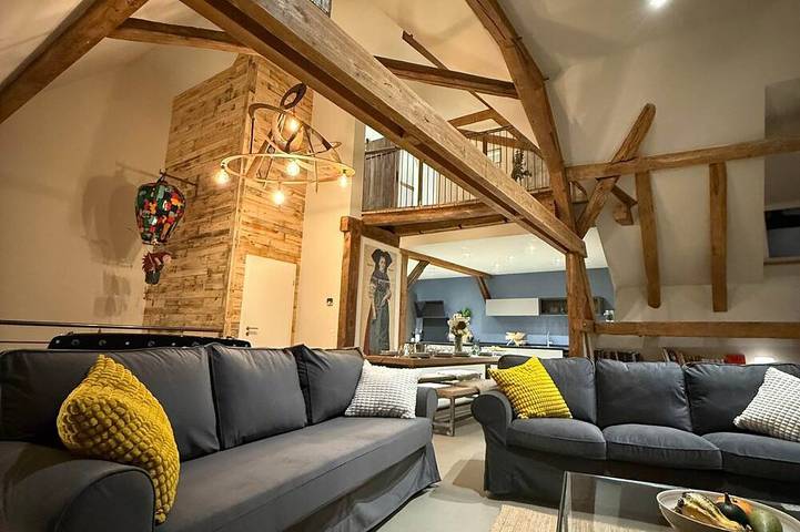 Maison de vacances pour 11 personnes, avec jacuzzi et balcon ainsi que piscine et jardin, animaux acceptés - 1