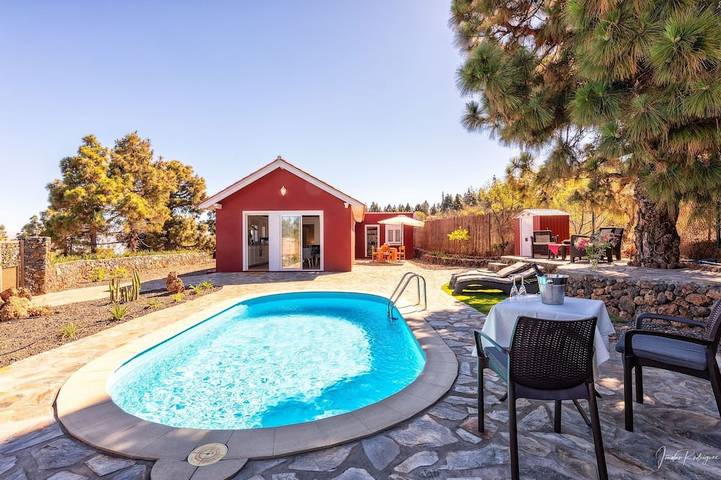 Maison de vacances pour 3 personnes, avec jardin ainsi que terrasse et piscine - 1