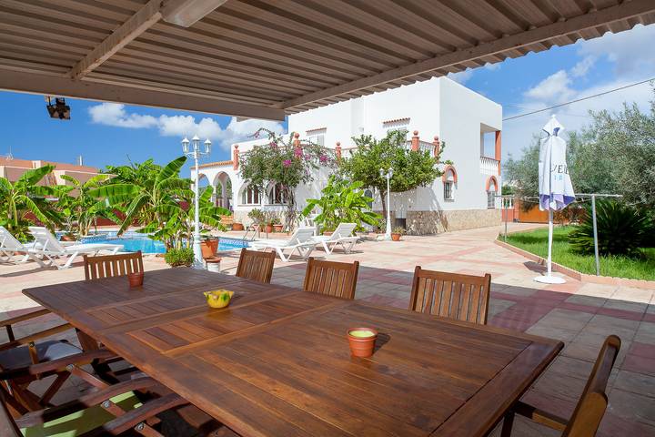 Ferienhaus für 10 Personen, mit Balkon und Terrasse sowie Garten auf Ibiza - 4