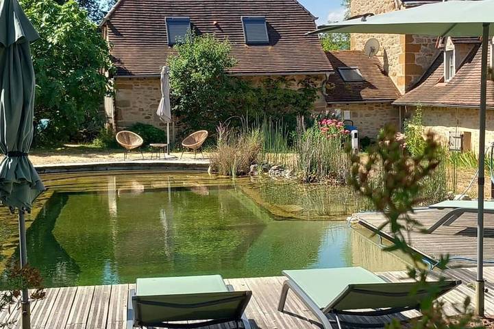 Gîte pour 2 personnes, avec Jardin et Piscine