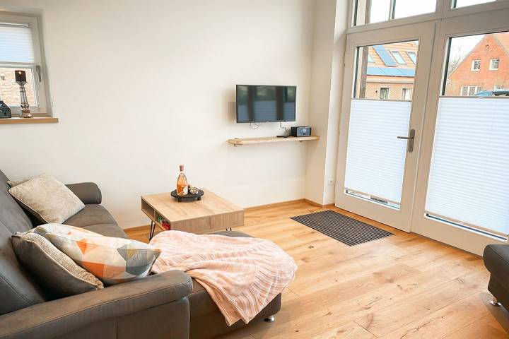 Ferienwohnung für 3 Personen, mit Terrasse in Ohne